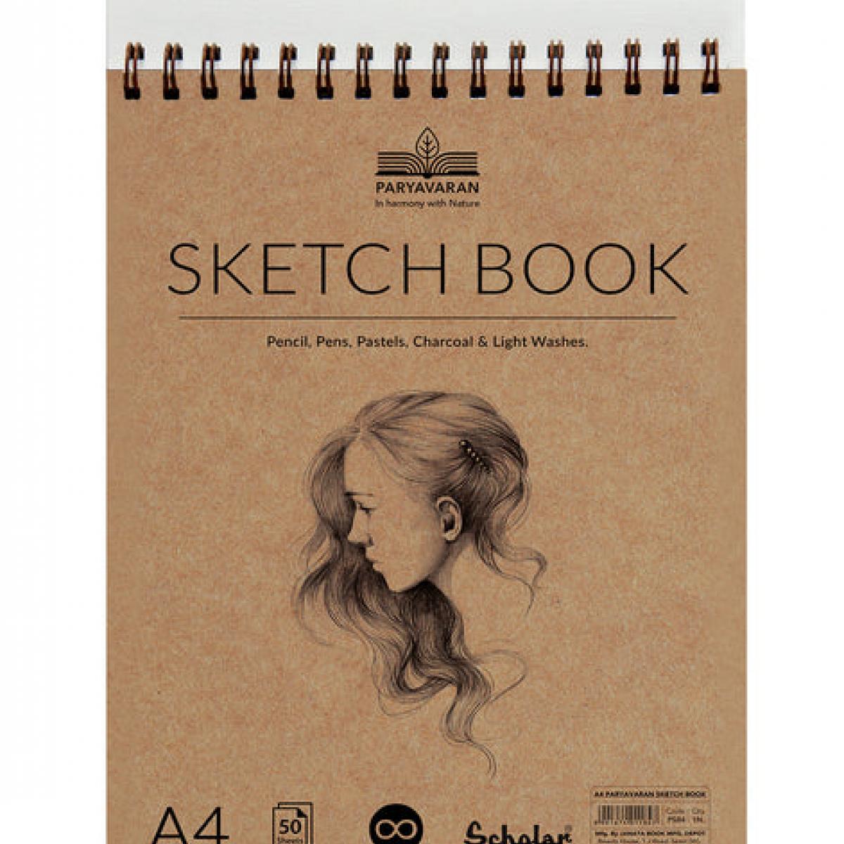 Paryavaran Sketch Book A4 - 50 Sheets