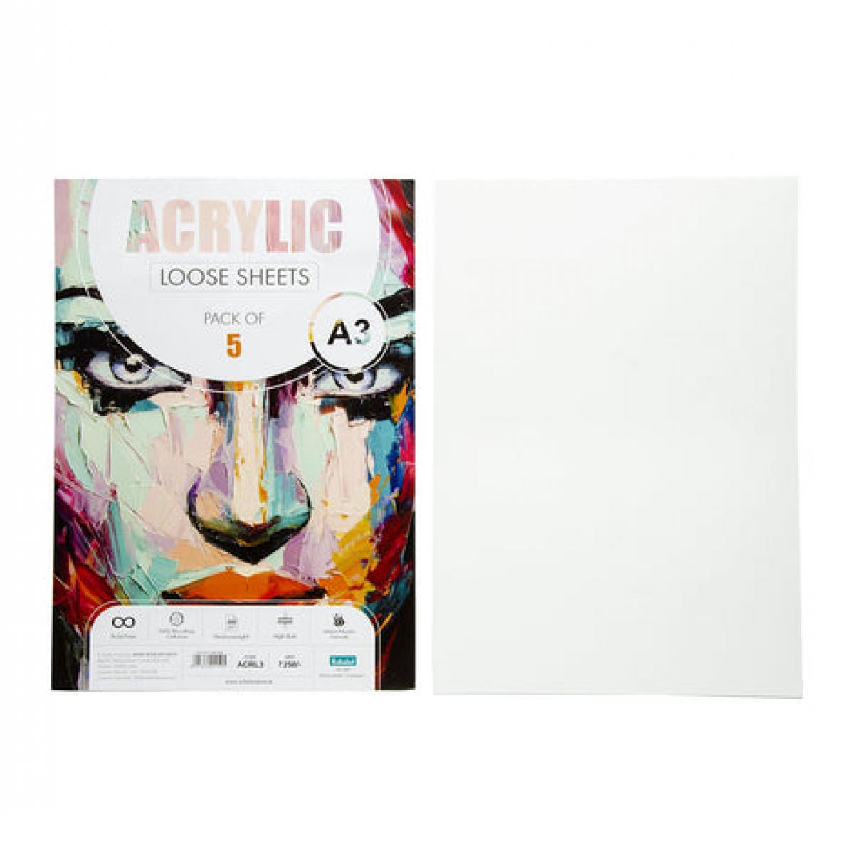 Acrylic Loose Sheets A3 - 360 GSM