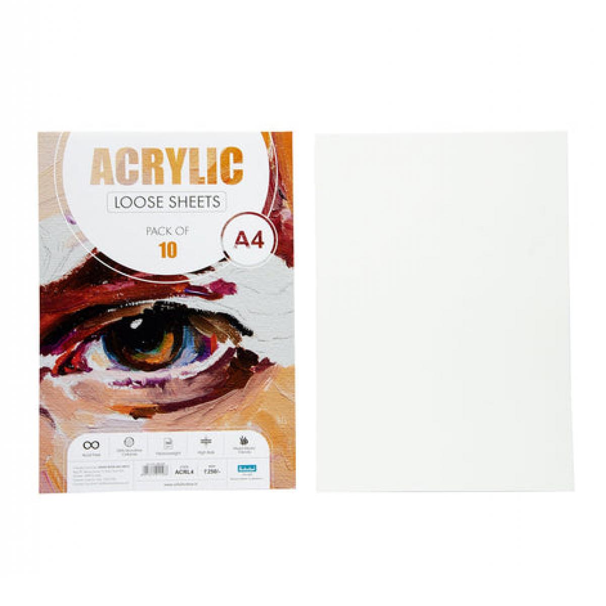 Acrylic Loose Sheets A4 - 360 GSM